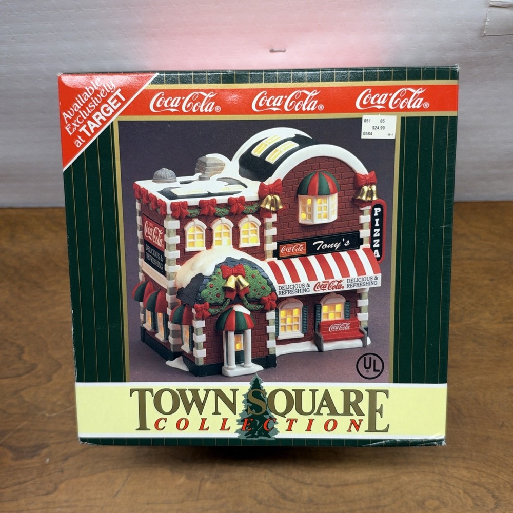 Coca-Cola Town Square Christmas Village Collection: TONY'S PIZZA, 9224 1997